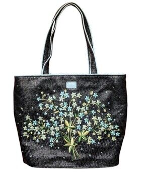 Lulu Guinness Woven Straw Tote Bag